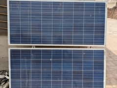 150wp two solar panels with stand and smart battery charger