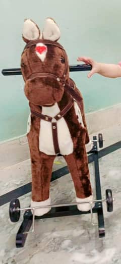 Large size pack new rocking & riding muscial horse for kids
