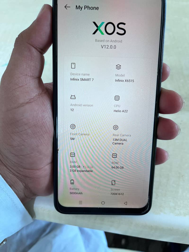 Infinix Smart7 with box 1