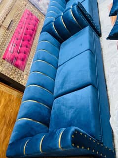 sofa set brass design 3+2+1