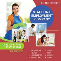 House Maid, Babysitter, Patient Care, Nurse Staff, Driver, Maids, Cook