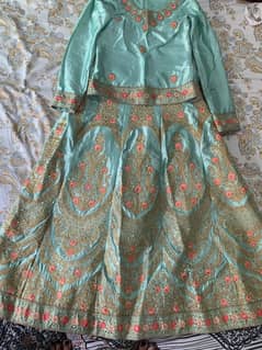 Light blue lehenga choli