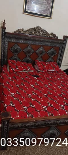 King Size Bed Side Table Singhar Almari Full Set