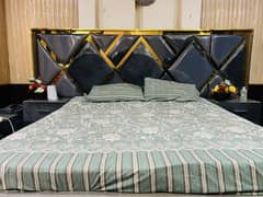 King size bed set with mattress for sell