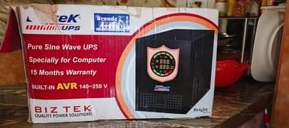 BIZTEK UPS 4 BY 4 FAN 10 BY 10. CONDITION UPS URGENT SALE