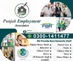 Maids / House Maids / cook / House chef / Baby Sitter maid available