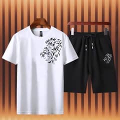 Trending Side Lion Shirt & Short Pair. . . . .
