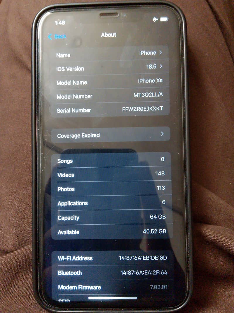 Iphone XR non active what app number 03287595698 4
