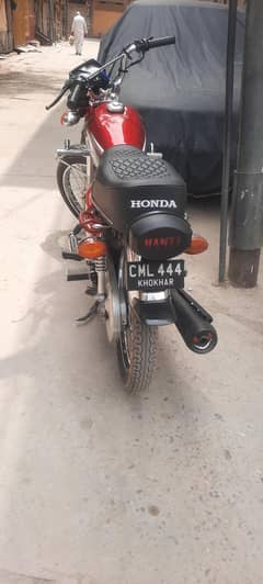 444 golden number Honda 125