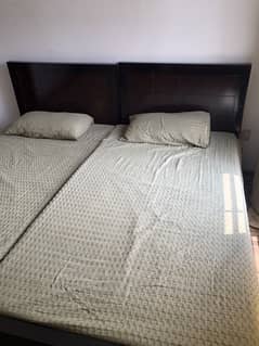 2 Single Beds With Mattresses