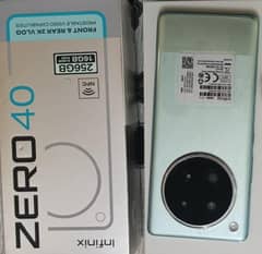infinix zero40 8+8 256gb  lush 10/10 used but like brand new phone