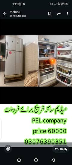 medium size fridge