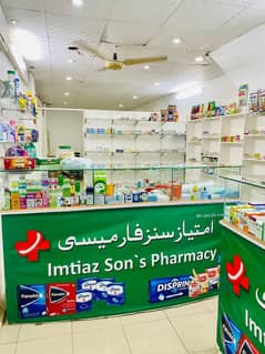 Medical store or pharmacy salesman or sales girl