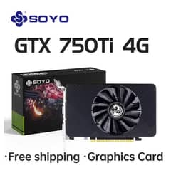 Graphic Card GTX 750Ti 4G GDDR5 128Bit 28nm PCI-E 3.0