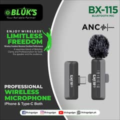 BLUK'S BX-115 Professional Wireless Bluetooth Microphone