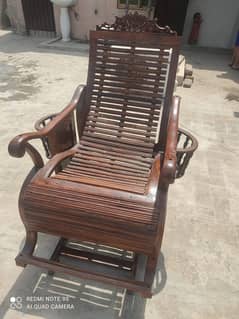 wooden rocking chair