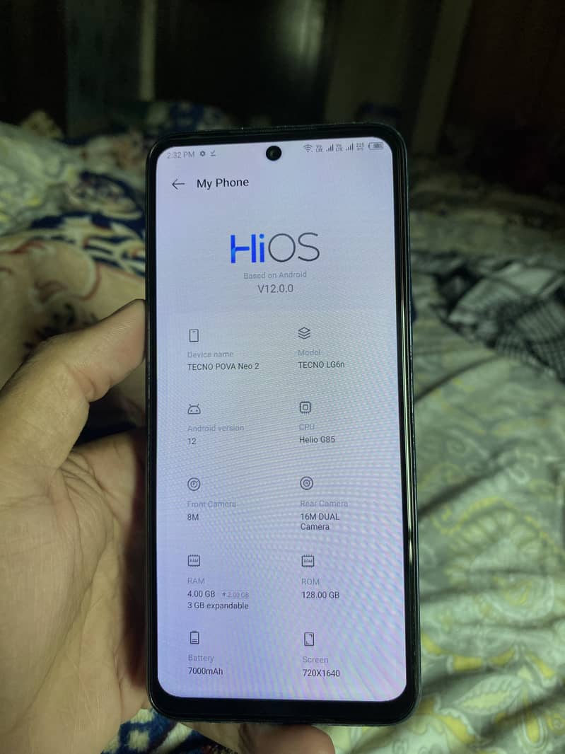 Tecno pova 2 not any single scratch 10/9 condition exchange possible 0