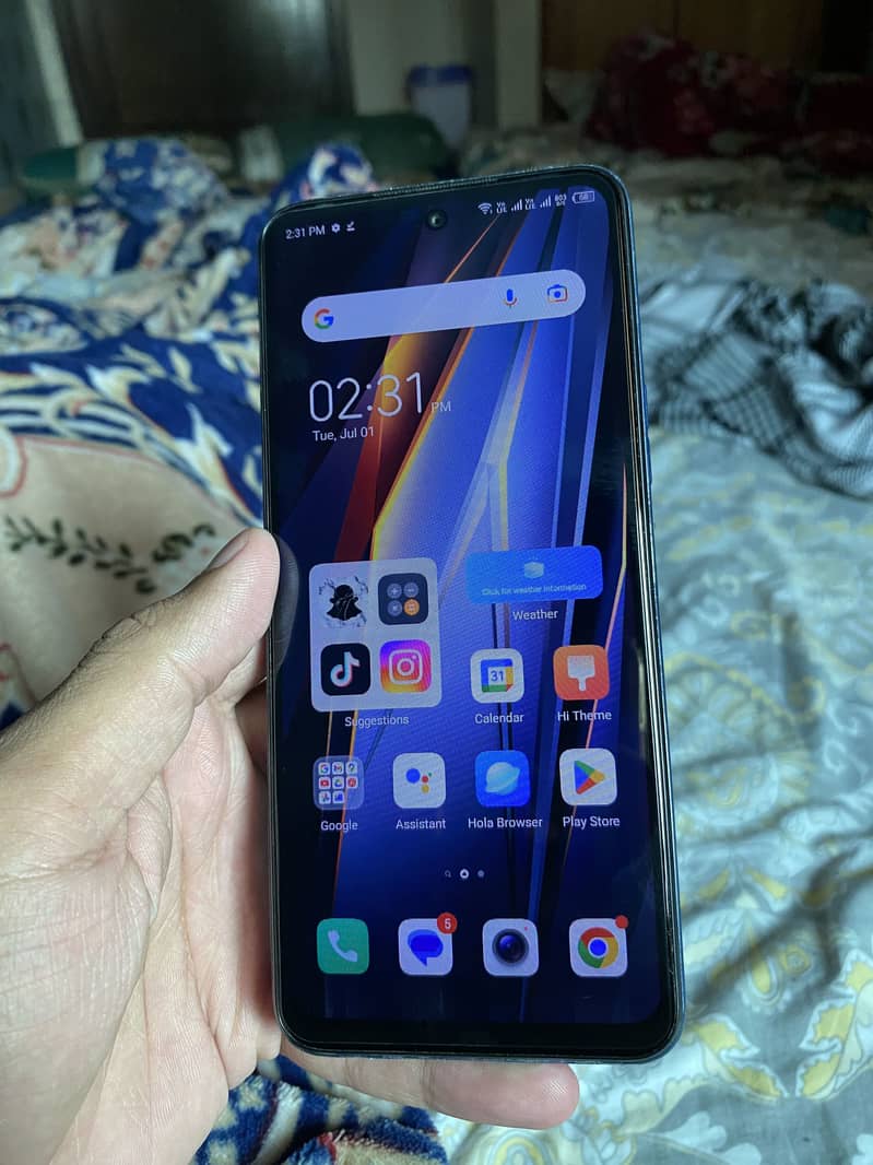 Tecno pova 2 not any single scratch 10/9 condition exchange possible 2