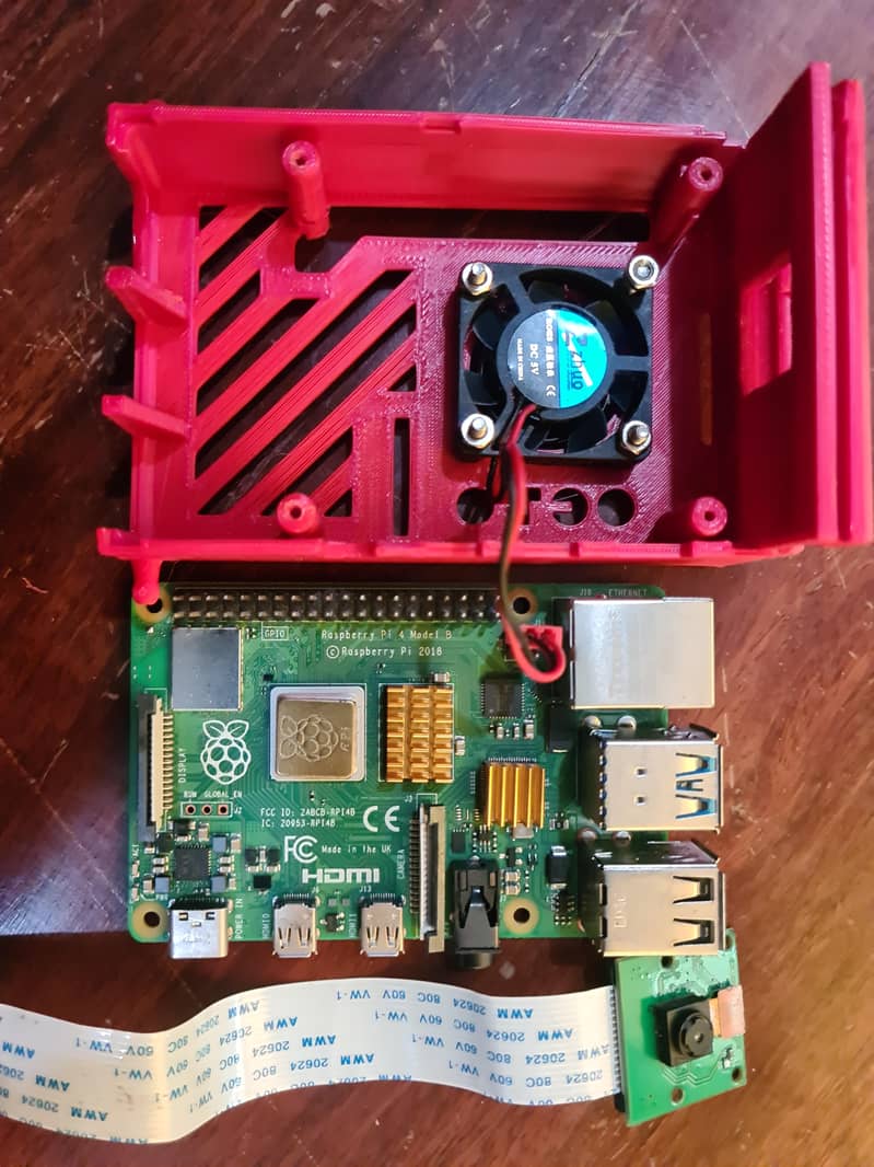 Raspberry Pi 4 model B 2GB Computer Development Board with Camera modu 0