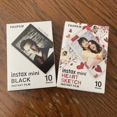 Fujifilm Intax Mini Printed Films 10 Sheets mini 12