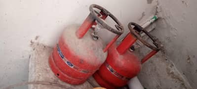 Two Gas Cylinders