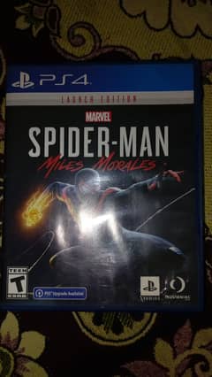 Spiderman miles morales launch edition with map in brand new condition
