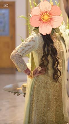 Bride lehnga and maxi for walima