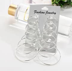 Plain Silver Hoop