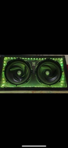 Kenwood 12inch subwoofers with band pass box