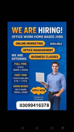 online work available for male female and students