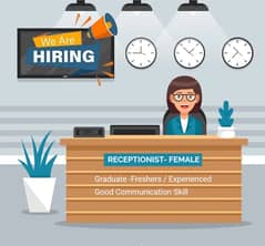 We are hiring a Receptionist for office work
