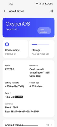 OnePlus 8T 12/256 Global Dual 10/10