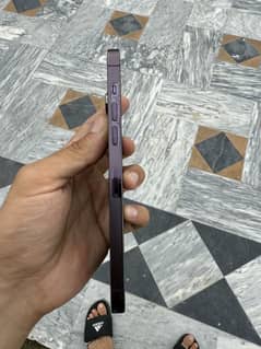 Iphone 14 pro max deep purple 256 HK model pta proved with all  acc