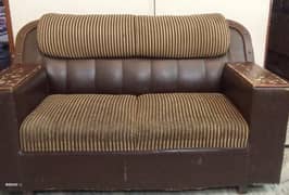 brown colour sofas set