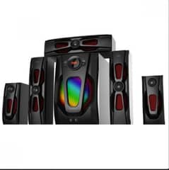 Geepas 5.1 Ch Multimedia Speaker Usb Fm Rmt Bt - GMS8496