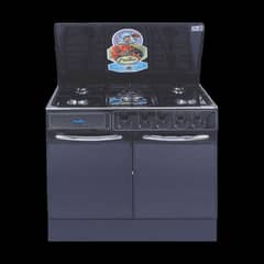 Fischer 5 burner stove with cabnits