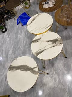 coffee tables. . . study tables. . . 3 round Table set