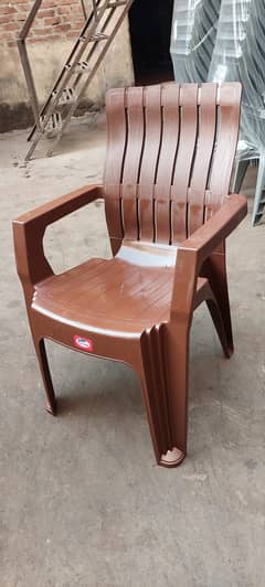 plastic chairs and tables
