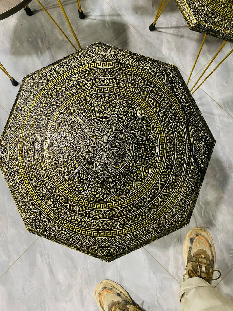 coffee tables. . . study tables. . . 3 round Table set 6