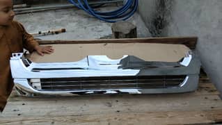 toyota hiace front chrome grill