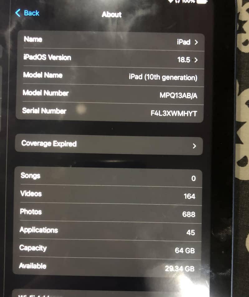 iPad 10th generation blue colour 2