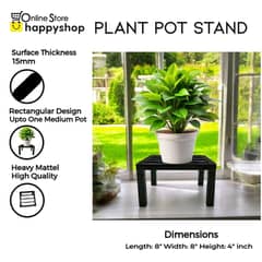 plant pot stand and different uses.