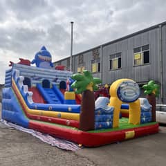 Manufacture Park Soft area Full Setup|Trampoline|Jumping Castles|Slide