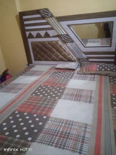 Double bed without metress
