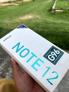 Infinix note 12 g96 processor Fast gaming phone complete box