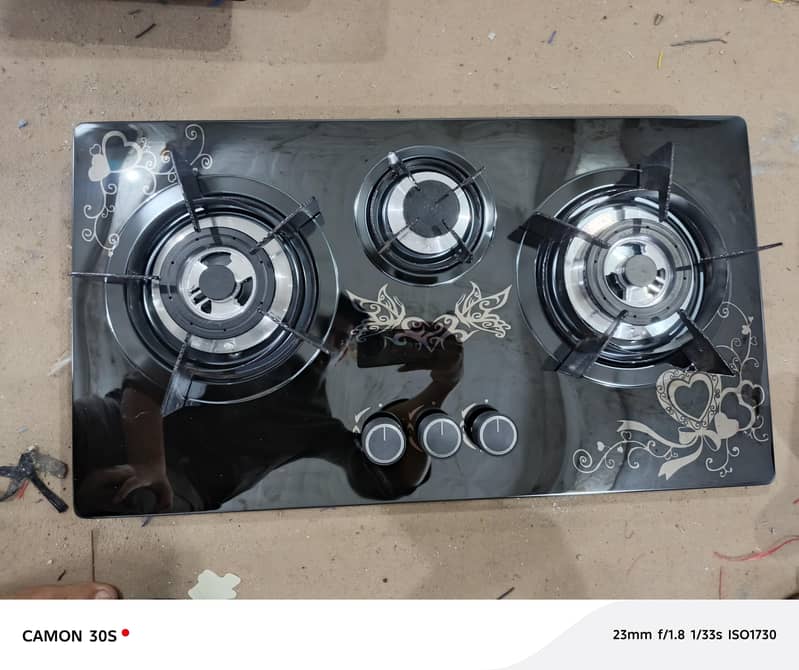 kitchen gas auto hob stainless steel top factory rate 0