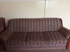 Used 5 Seater foam spring cushioned sofa set