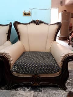 Sofa set with original wood 03262200899 my whatsapp