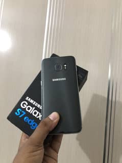 Samsung S 7 edge. With Box . Storage 32 GB. No open No repair.