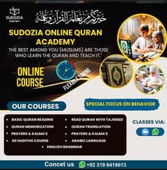 learn Quran physical or online